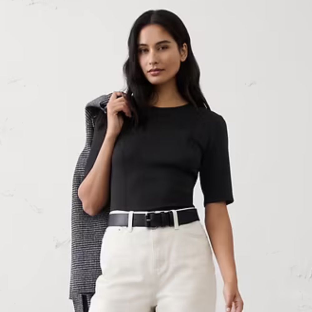 NWT Banana Republic Soft Touch Fitted Top